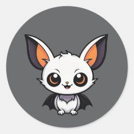 Halloween Vampire Bat Stickers aus weißem Cartoon