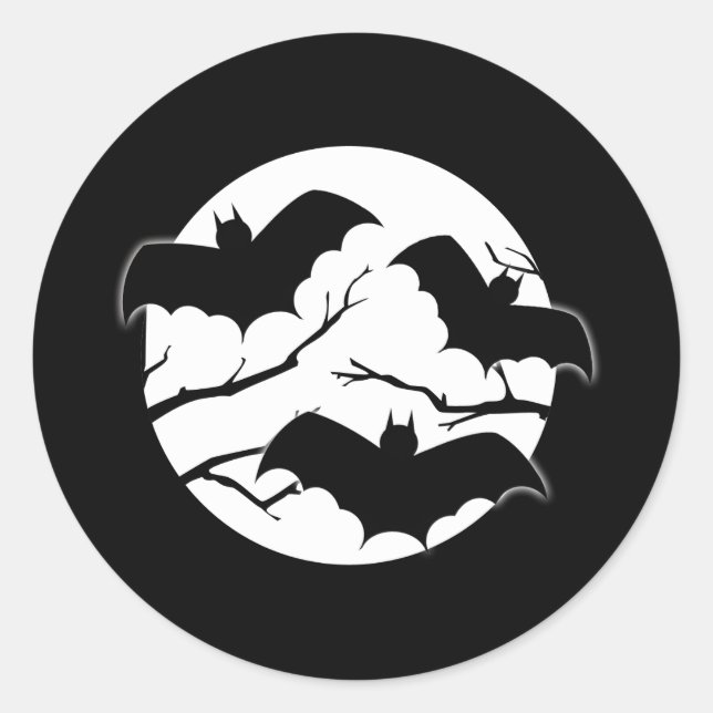 Halloween Vampire Bats Sticker (Vorderseite)