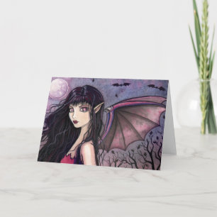 Halloween Vampire Fairy Card Karte