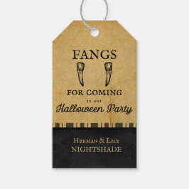 Halloween Vampire | Fanggeräte | Benutzerdefiniert Geschenkanhänger