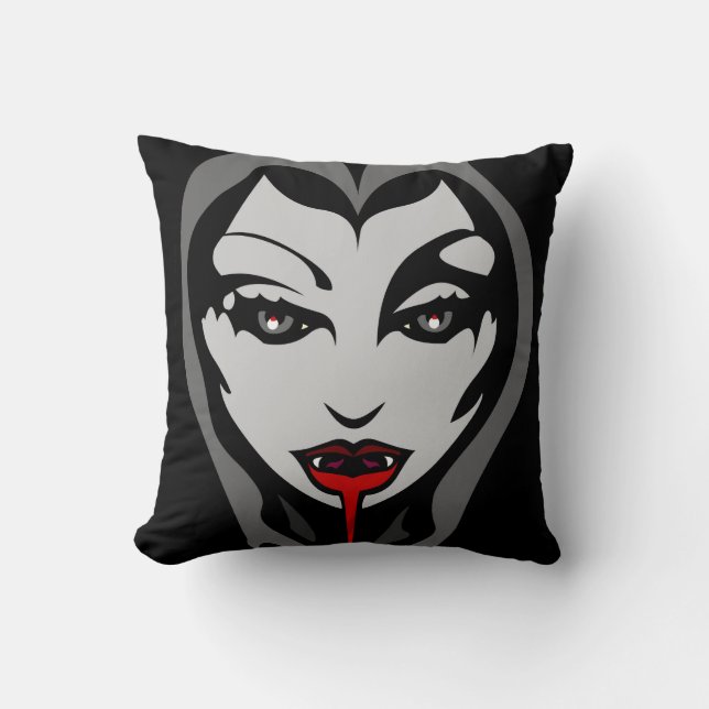 Halloween Vampire Kissen Geschenke Halloween Dekor (Vorderseite)