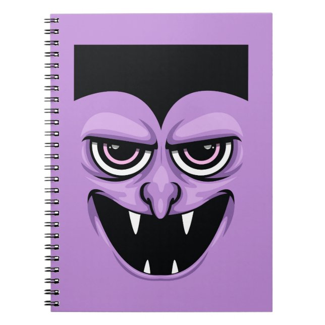 Halloween Vampire Notizblock (Vorderseite)