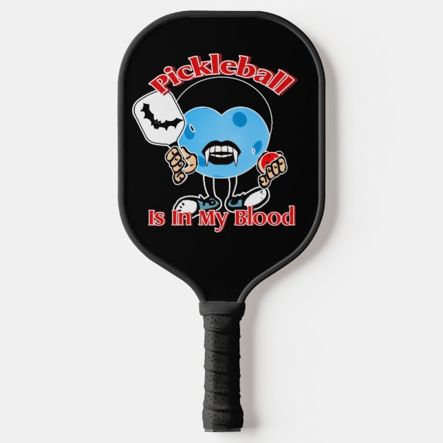 Halloween Vampire - Pickleball ist in meinem Blut Pickleball Schläger (Vorderseite)