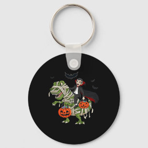 Halloween Vampire Riding T Rex Fun Boys Girls Kind Schlüsselanhänger