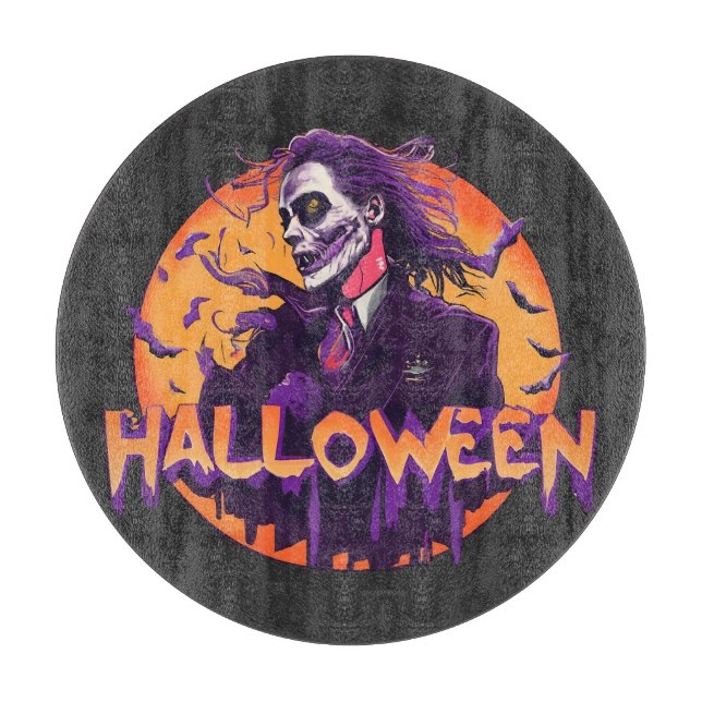 Halloween Vampire Schneidebrett (Vorderseite)