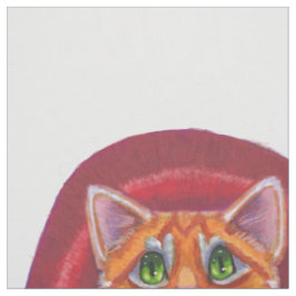 Halloween Vampire Tabby Cat mit Bat Stoff
