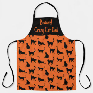 Halloween-Vater für Crazy Cat Schürze