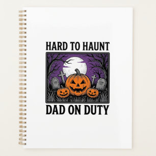 Halloween-Vater-Shirt Schwer Zu Heimsuchen Lustige Planer