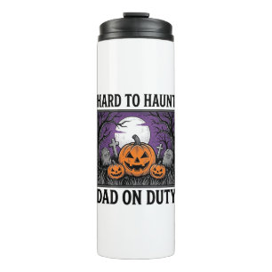 Halloween-Vater-Shirt Schwer Zu Heimsuchen Lustige Thermosbecher