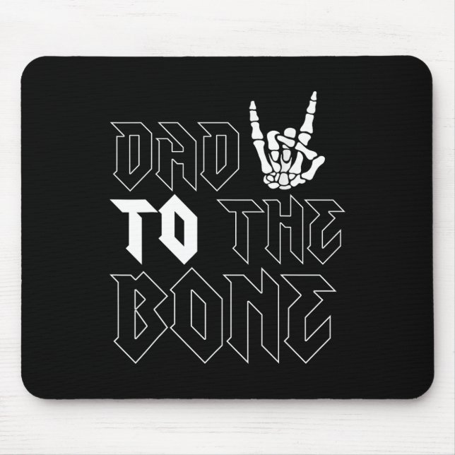 Halloween Vater zu den Bone Funny Skeleton Vathers Mousepad (Vorne)