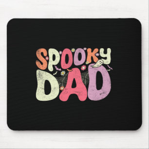 Halloween Vaterfamilie Matching Spooky Vater Hallo Mousepad