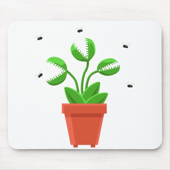 halloween venus fly trap mousepad (Vorne)