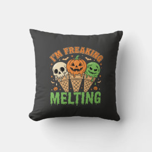 Halloween verrückt schmelzendes Eis Kissen