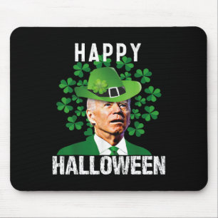 Halloween verwirrt lustig Joe Biden St Patricks Da Mousepad