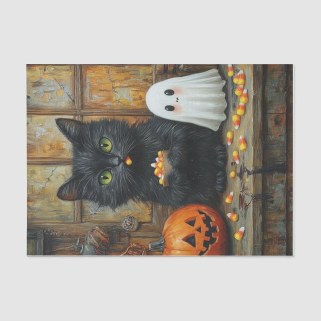 Halloween Vibes1 Seidenpapier (Vorderseite)