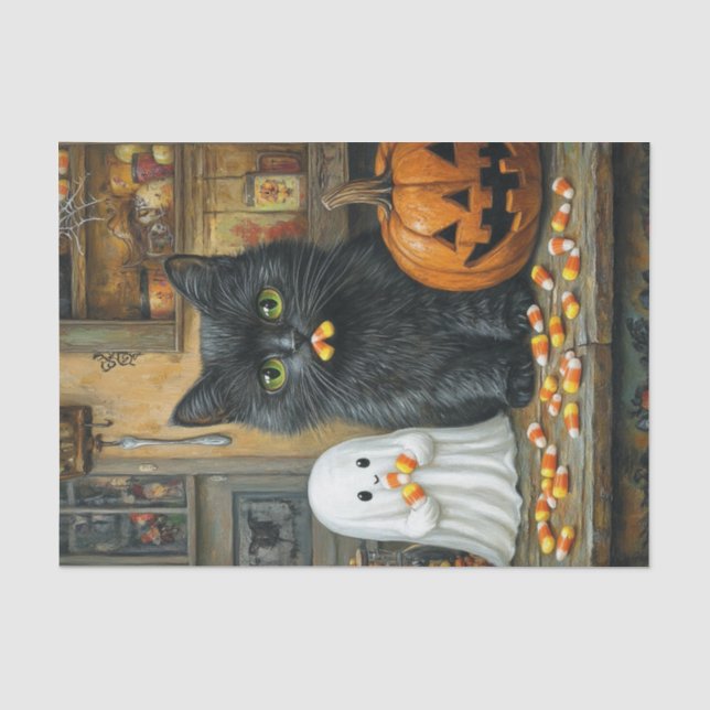 Halloween Vibes2 Seidenpapier (Vorderseite)