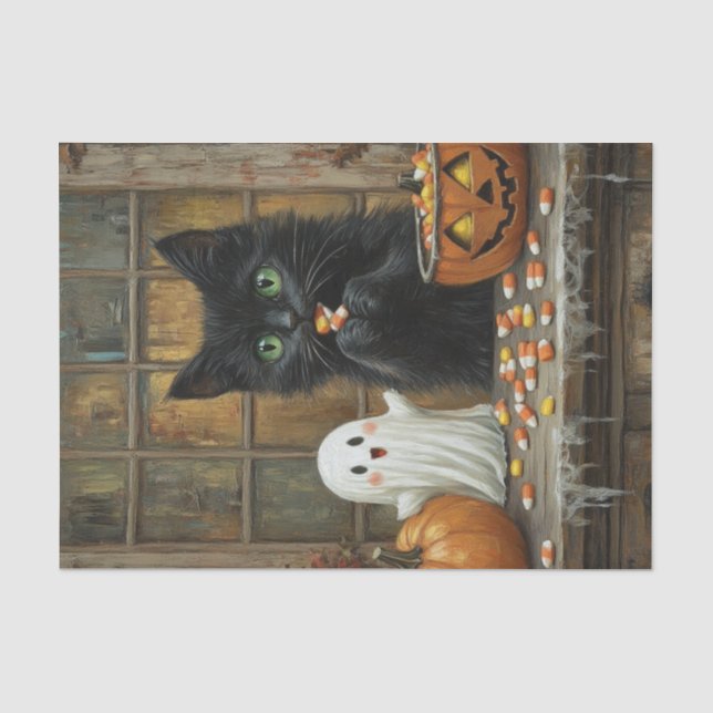Halloween Vibes3 Seidenpapier (Vorderseite)