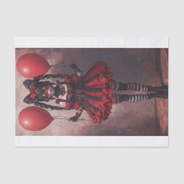 Halloween Vibes3 Seidenpapier (Vorderseite)