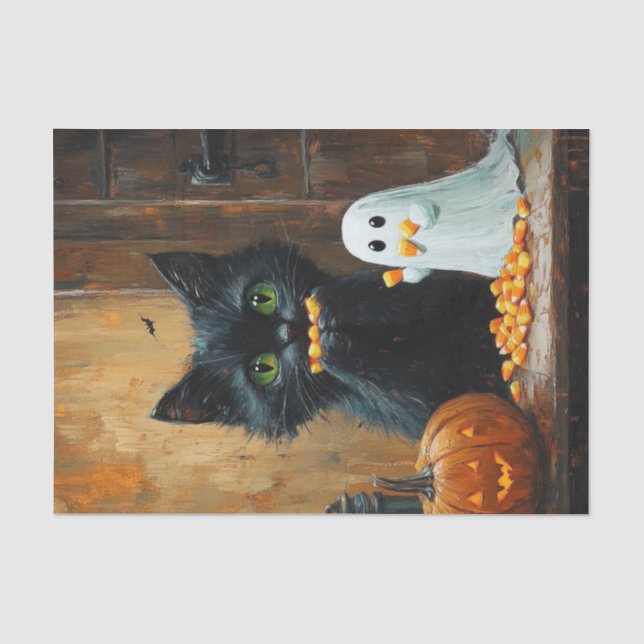 Halloween Vibes8 Seidenpapier (Vorderseite)