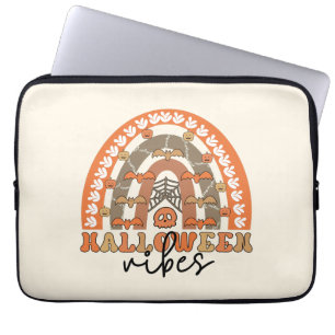 Halloween Vibes Boho Rainbow Fall Halloween Laptopschutzhülle