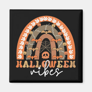 Halloween Vibes Boho Regenbogen Fall Spooky Magnet