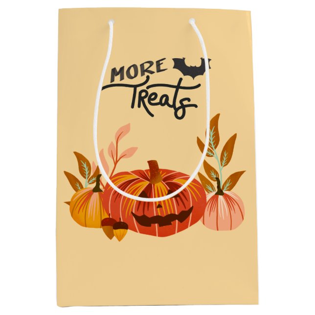 Halloween Vibes • More Treats Mittlere Geschenktüte (Vorderseite)