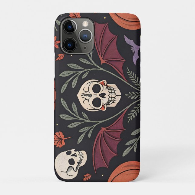 Halloween Vibes Pattern Case-Mate iPhone Hülle (Rückseite)