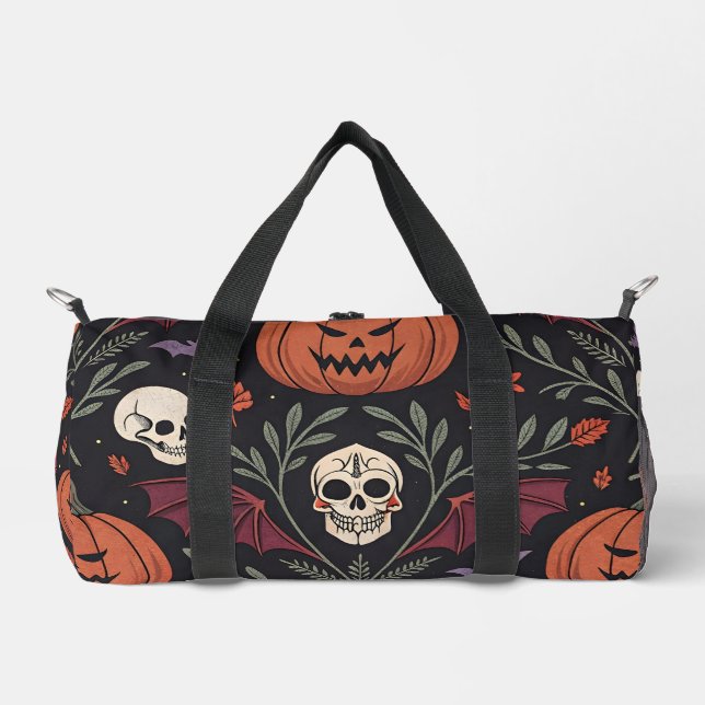 Halloween Vibes Pattern Duffle Bag (Vorderseite)