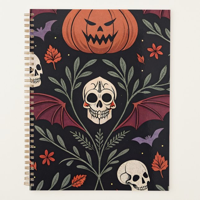 Halloween Vibes Pattern Planer (Vorderseite)