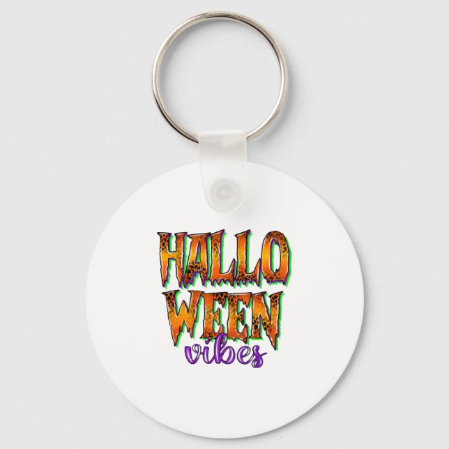 Halloween Vibes  Schlüsselanhänger (Vorderseite)