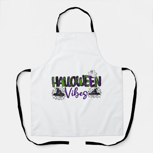 Halloween Vibes Schürze (Vorderseite)