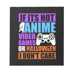 Halloween-Videospiele Notizblock