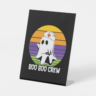Halloween Vintag Boo Boo Crew Geburtstag Sockelschild