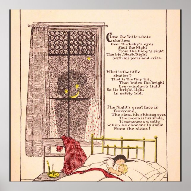 Halloween Vintag Nighttime Dreams Poster (Vorne)