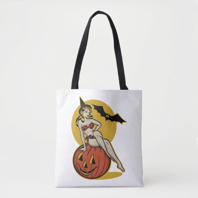 Halloween Vintag Tasche (Vorderseite)
