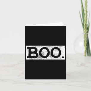 Halloween Vintage Boo Lustiges Geschenk Karte