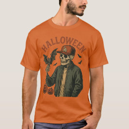 Halloween Vintage - Gruseliger Skelett T-Shirt