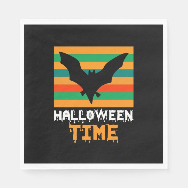 Halloween Vintage Serviette (Vorderseite)