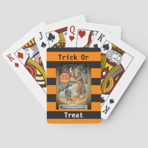 Halloween Vintage Spielkarten