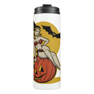 Halloween Vintage Thermosbecher