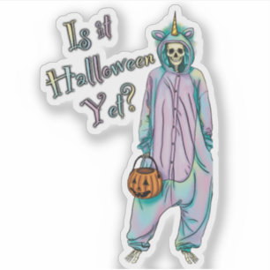 Halloween Vinyl Sticker, ist es Halloween? Aufkleber