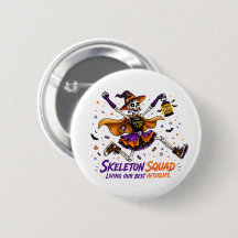 Halloween-VIP-Skelett-Truppe Grafik