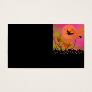 Halloween-Visitenkarte