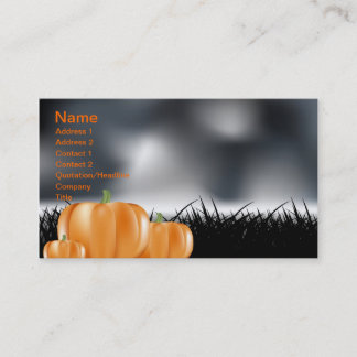 Halloween Visitenkarte