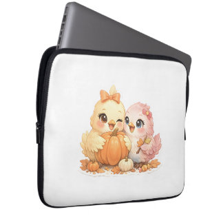 Halloween-Vogelfreunde Herbst-Laptop-Hülle Laptopschutzhülle