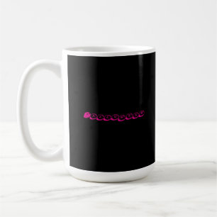 Halloween vorne und hinten Rosa und Rot Farbiger D Kaffeetasse