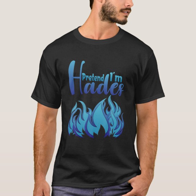 Halloween Vortäuschung Im Hades Kostüm Griechische T-Shirt (Vorderseite)