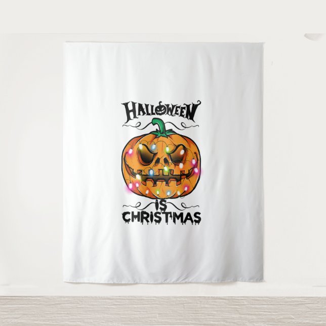 Halloween Wandteppich (Vorderseite)
