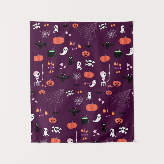 Halloween Wandteppich (Vorderseite)