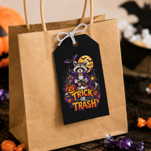 Halloween-Waschbär-Süßes-oder-Saures-Vampir Geschenkanhänger